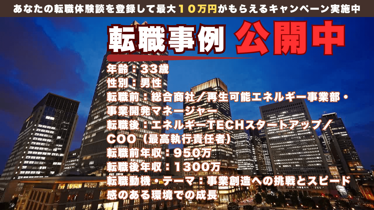 33才で総合商社からエネルギーTechへ転職して掴んだ事業創造の手応え